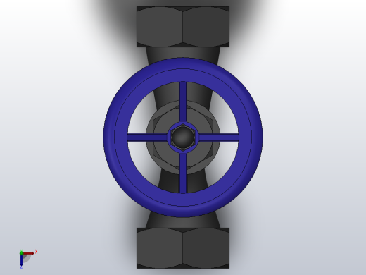 DN15-内螺纹截止阀俯视缩略图