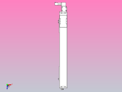 MCB10无尘皮带滑台[MCB10-L32-800-L-100W-C3]俯视缩略图