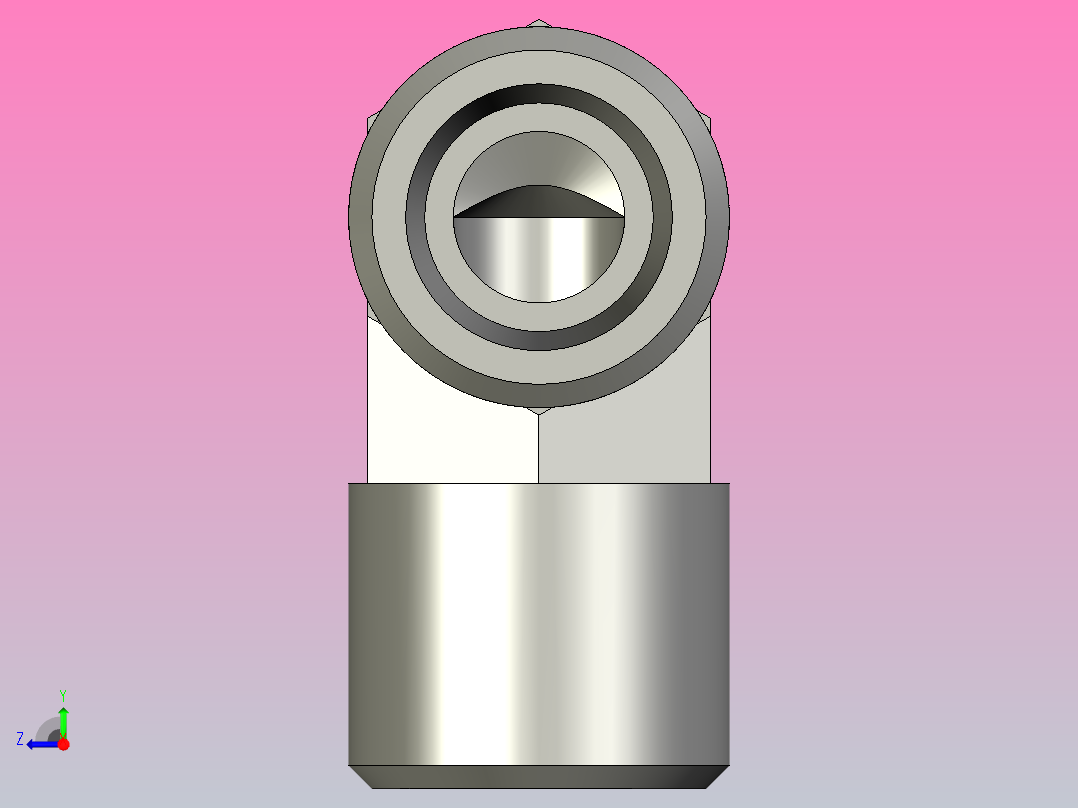 EO管接头弯头W06LL71X.igs右视图