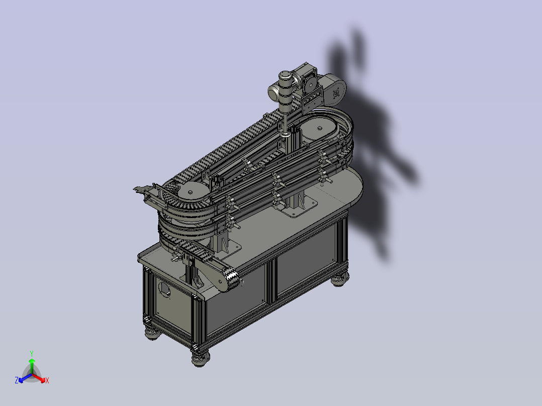 螺旋缓存机主视图