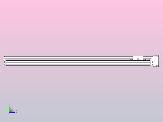线性模块铝制底座TPA-KNR-86E-1610C-L900A1-MR-H75-N3左视缩略图