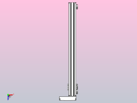 线性模块铝制底座TPA-KNR-86E-1610C-L900A1-MR-H75-N3俯视缩略图