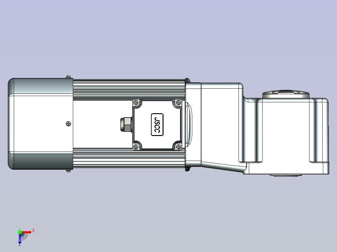 JSCC变频减速电机 f1500rc-L俯视图