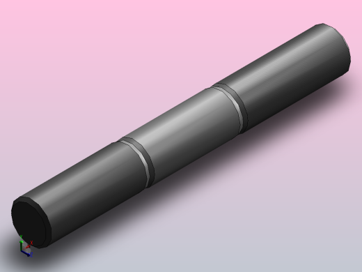 双头螺柱M20X150正等轴测缩略图