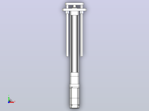 轻载电动缸TPA-ESR40-1210C-L250-M-QDX-W-P40-C3前视缩略图
