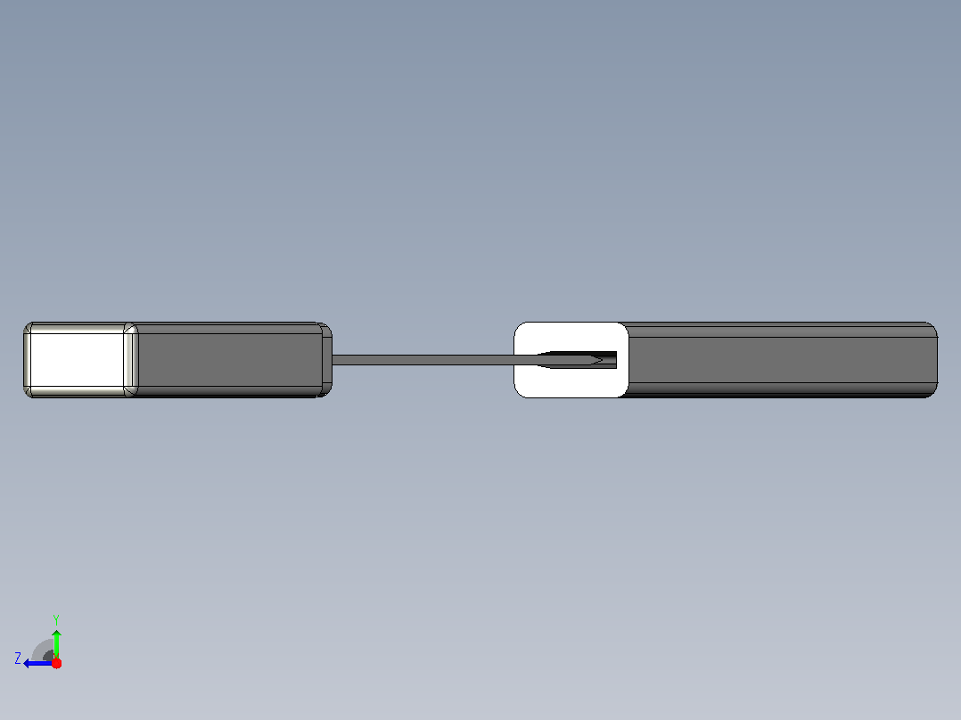 简短开瓶器_开瓶器Katana风格右视图
