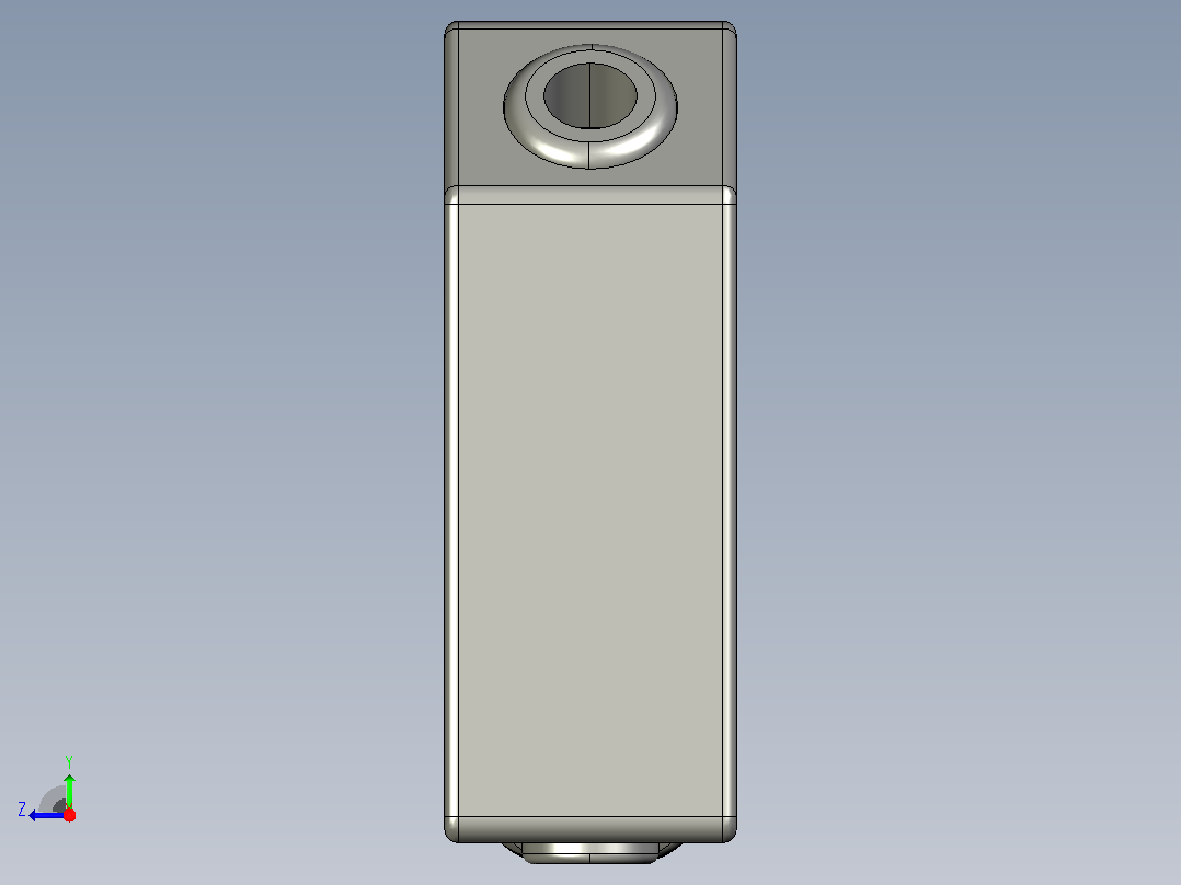 深浦激光传感器 LA2-P 系列反射型3d右视图