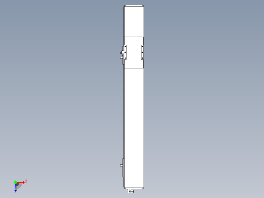MCH10无尘螺杆滑台[MCH10-L#-600-M-P10-C3]俯视缩略图