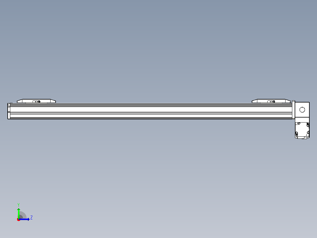 皮带直线轴双滑块型TPA-GCBS-50-P42-L275-RP-M10-N3左视图