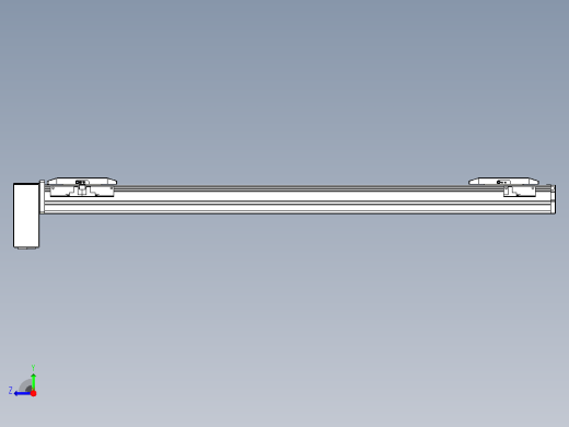 皮带直线轴双滑块型TPA-GCBS-50-P42-L275-RP-M10-N3右视缩略图