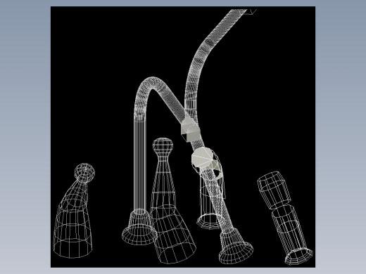室内家具及植物三维模型七-CU049