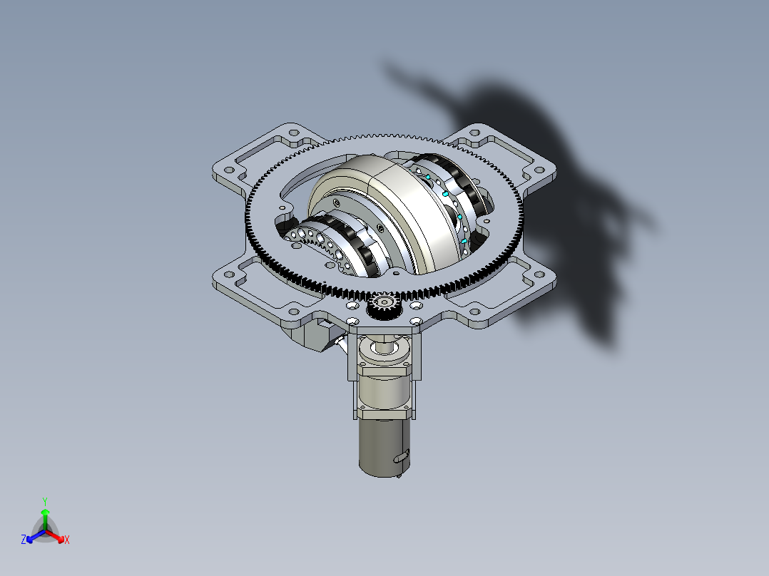 2014 pwnage转向驱动轮3D图纸 STEP格式正等轴测图
