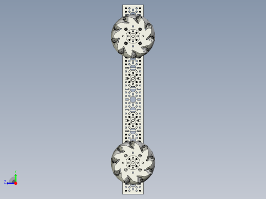 麦克纳姆轮小车底盘右视缩略图