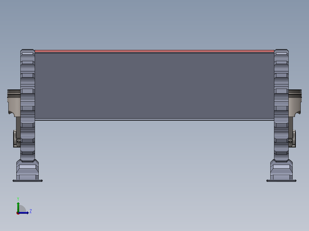 创意椅子机械椅子，机械长凳左视图