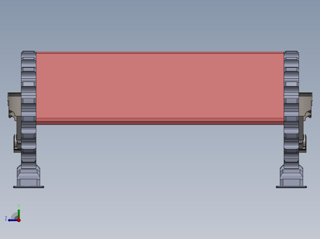 创意椅子机械椅子，机械长凳右视图