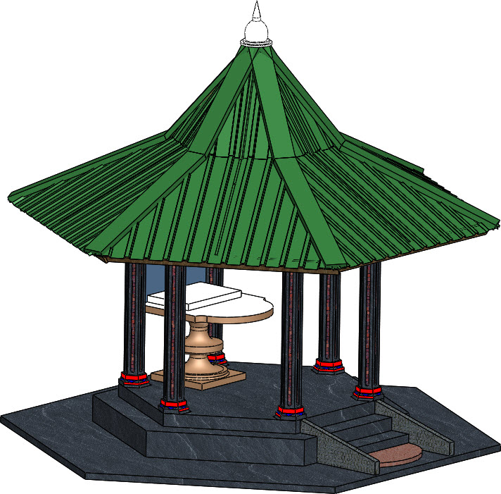 寺庙凉亭（SW2014