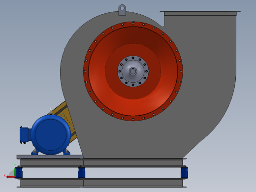 风机装配图后视缩略图