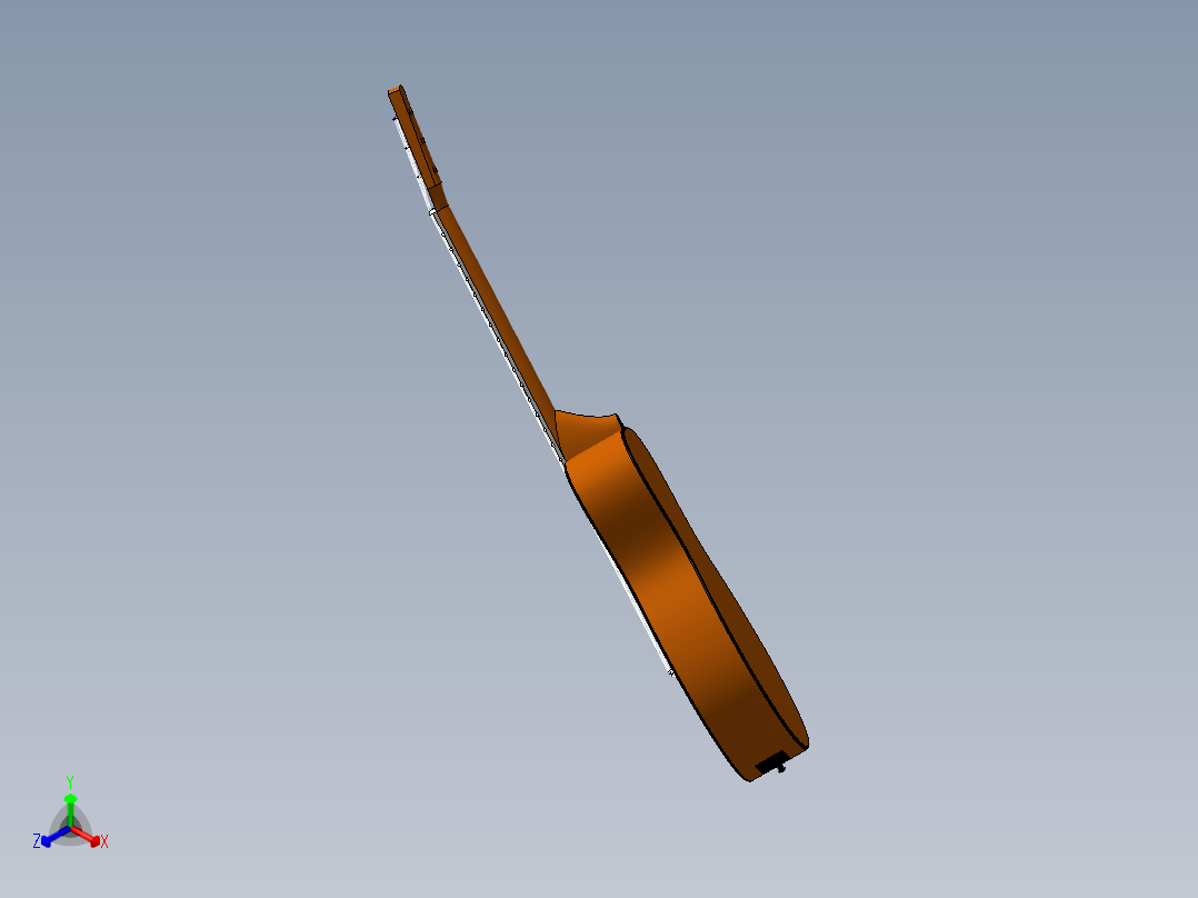 吉他模型图正等轴测图