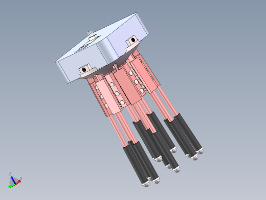 E1145-自适应簇状机械抓手三维SW2016带参