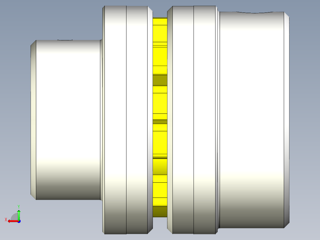 15个星联轴器集合-配置后视图