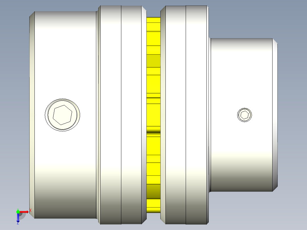 15个星联轴器集合-配置俯视图