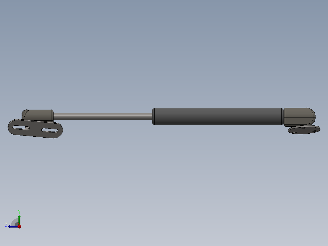 气弹簧气撑右视图