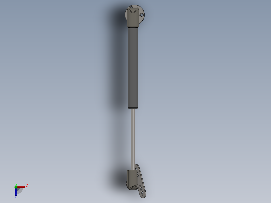 气弹簧气撑俯视图