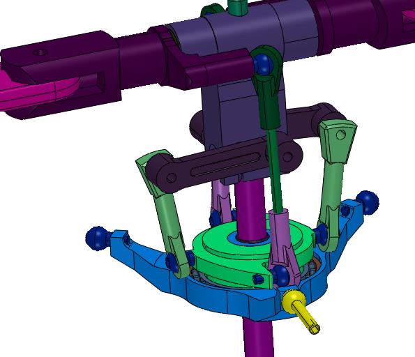 直升机动力旋转翼面
