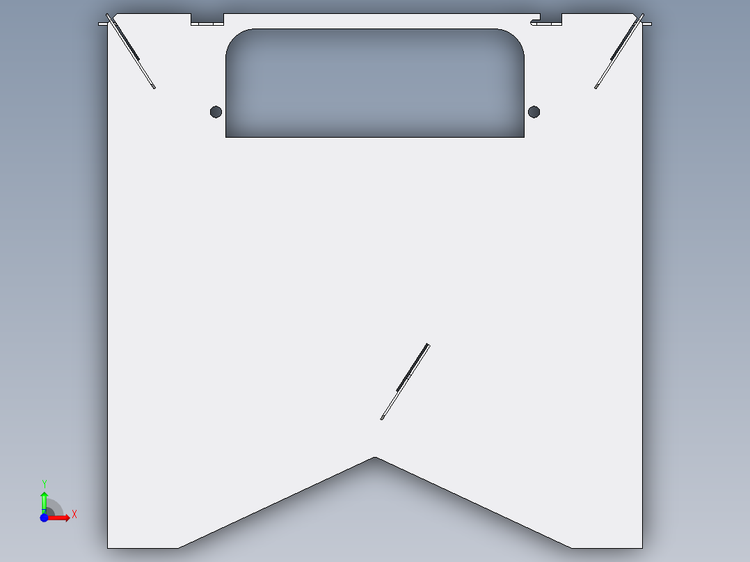 烧烤-烧烤架前视图