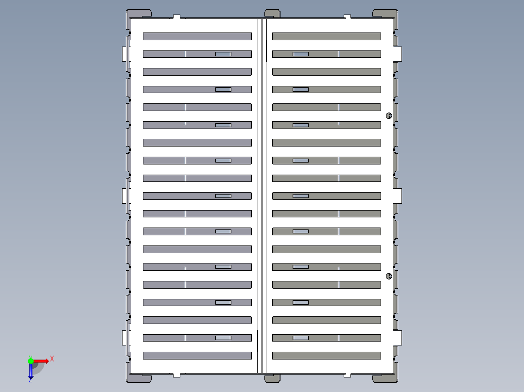 烧烤-烧烤架俯视图