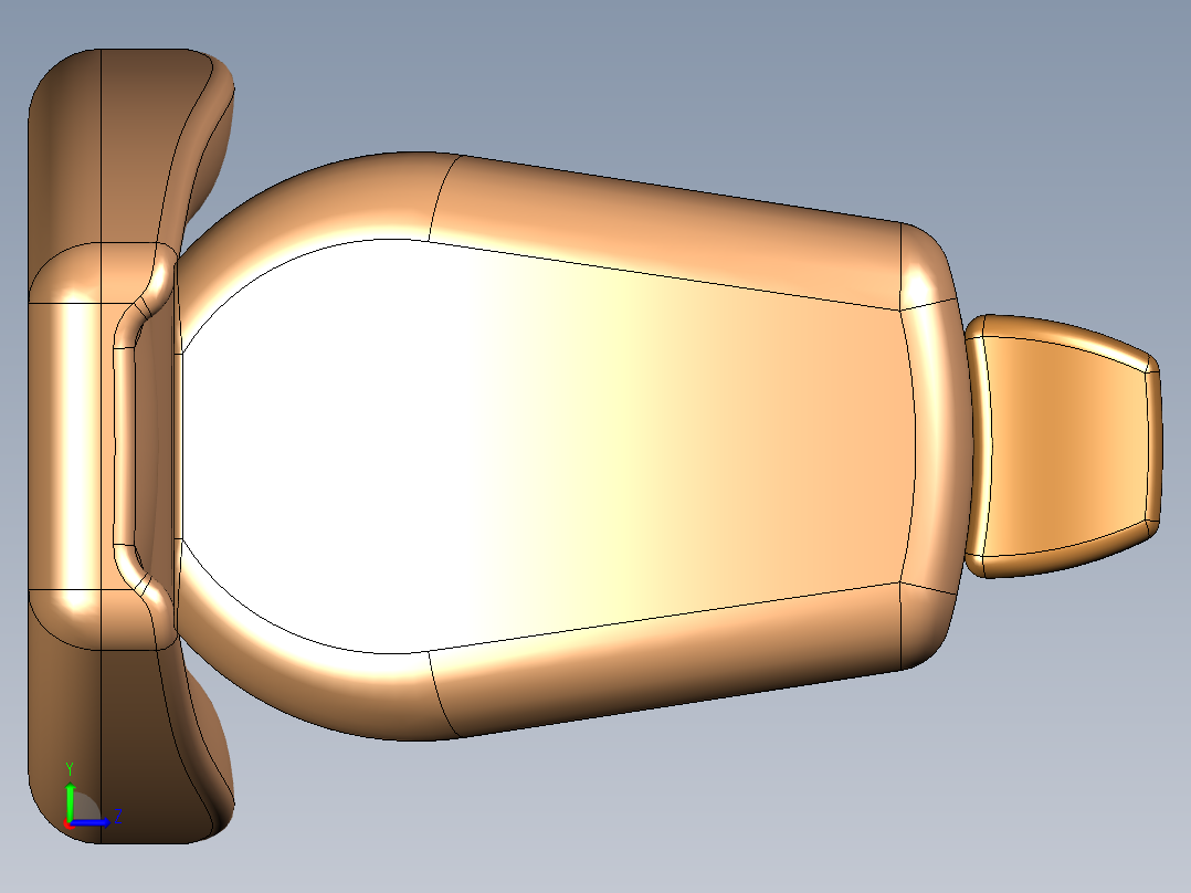 汽车座椅 (20)左视图
