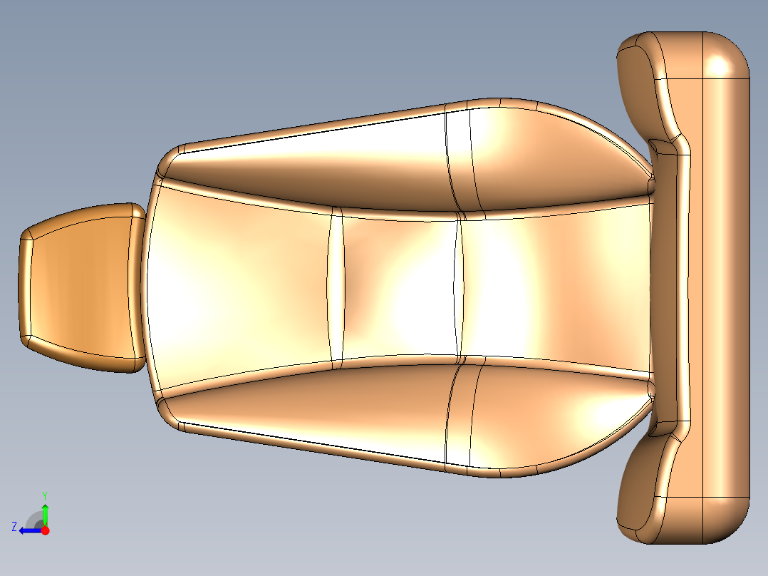 汽车座椅 (20)右视图