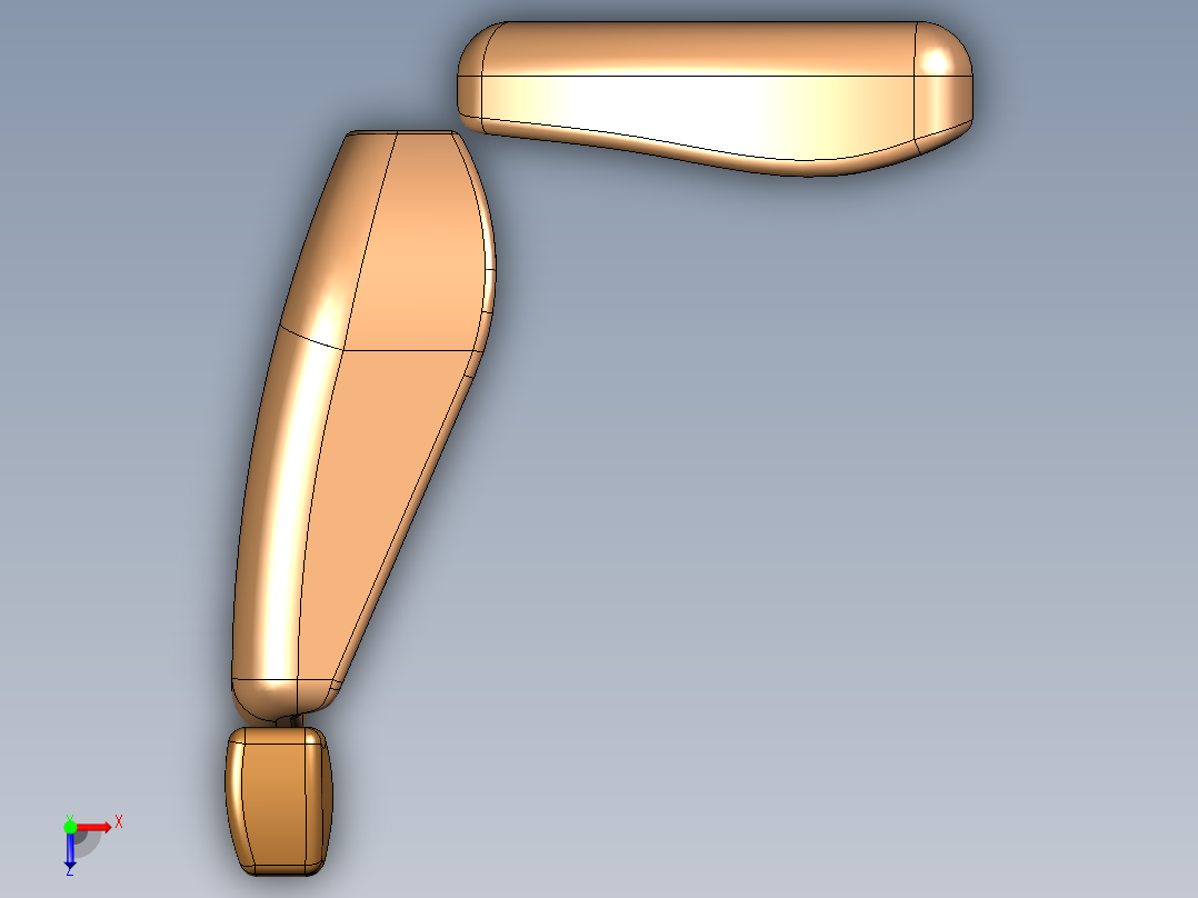 汽车座椅 (20)俯视图