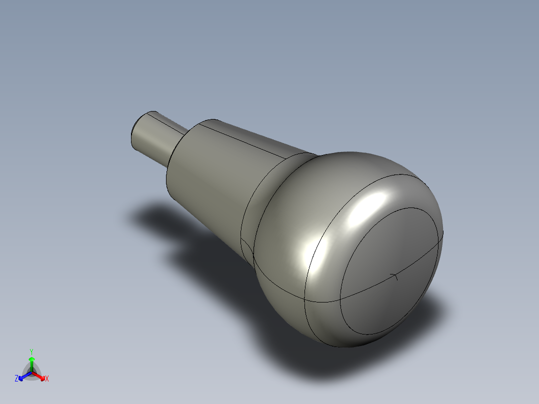 把手IEL+x-3D多系列多零件图纸模型主视图