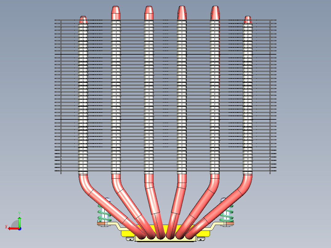 NOCTUA NH-D15 CPU冷却器后视图