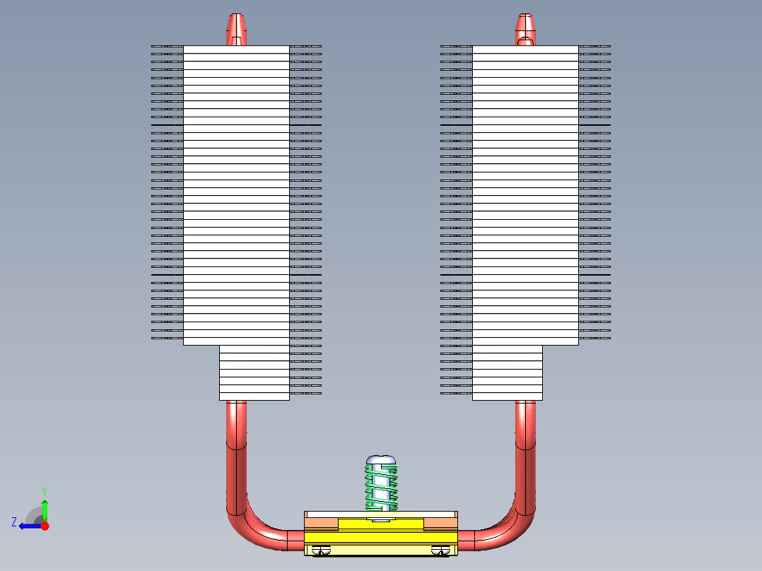 NOCTUA NH-D15 CPU冷却器右视图