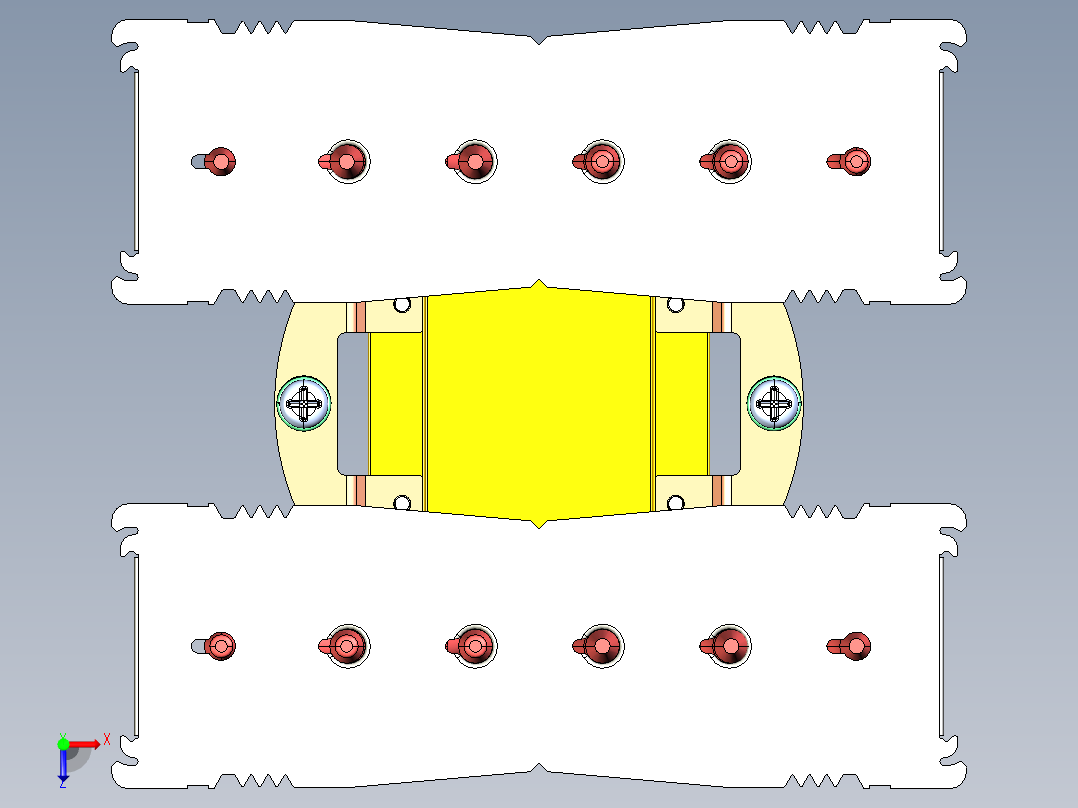 NOCTUA NH-D15 CPU冷却器俯视图
