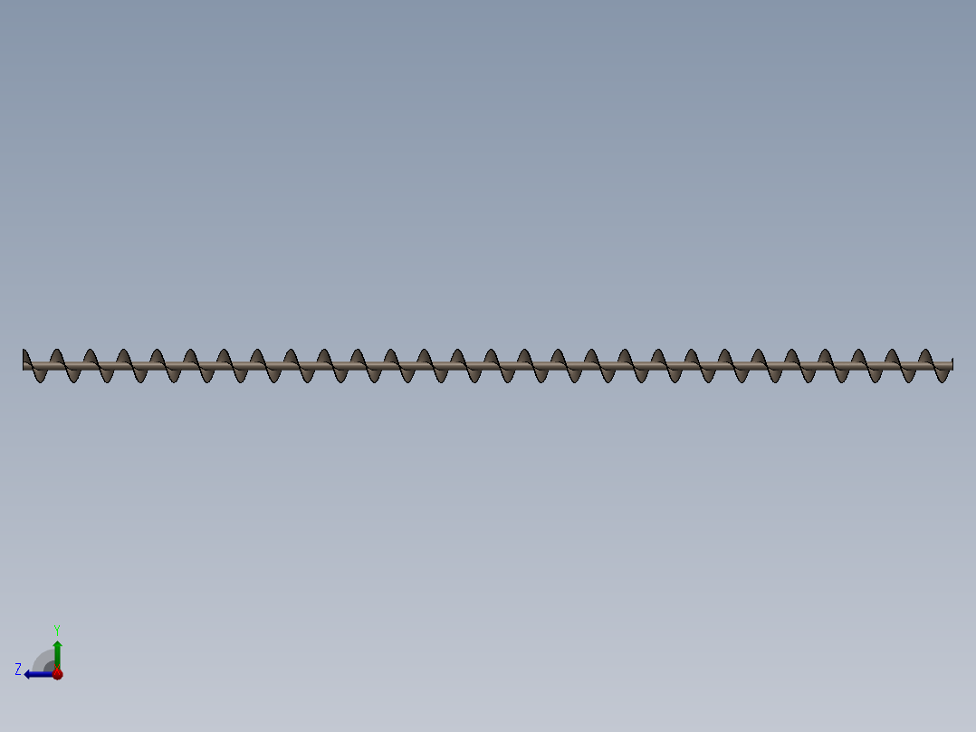 螺旋输送机（散热片）右视图