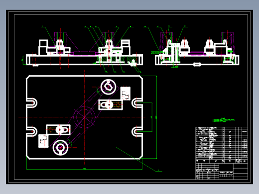 831006拨叉加工工艺及铣45°斜面夹具夹具【双件】