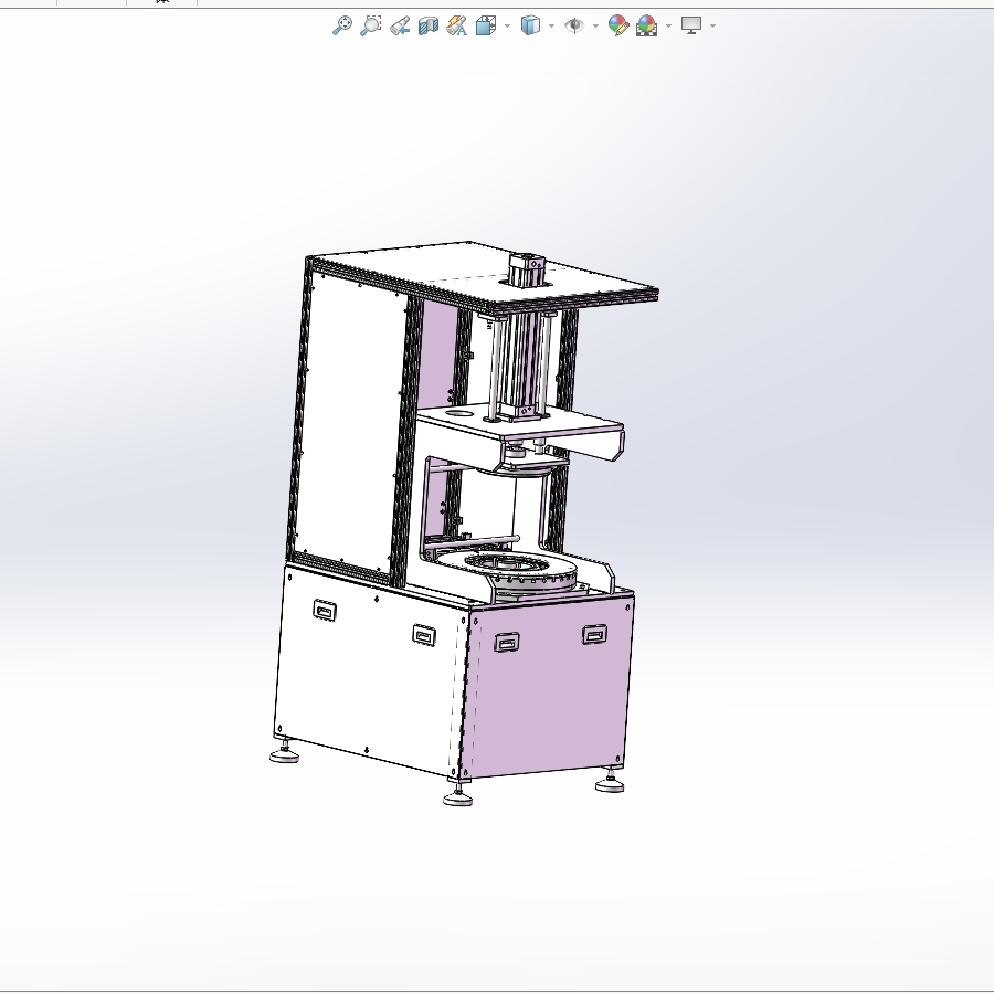 DD电机骨架安装机的设计含开题、SW三维及CAD图