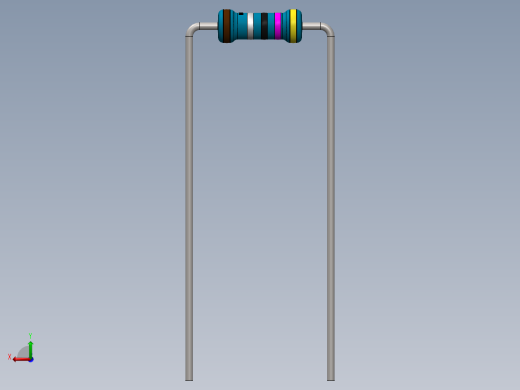 电容器 二极管 电阻器-Resistor 4.7 Ohm Blue后视缩略图