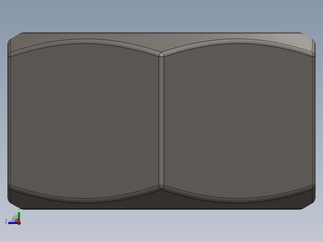 紧固件-Raw Steel Nut 0.7500右视图