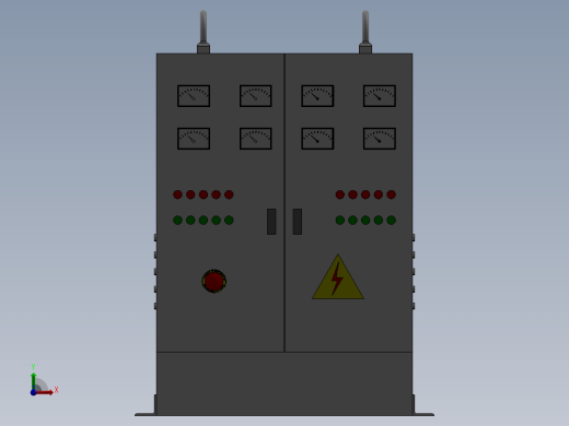 分电箱electric-panel-3.snapshot.2-sw 三维 图纸前视缩略图