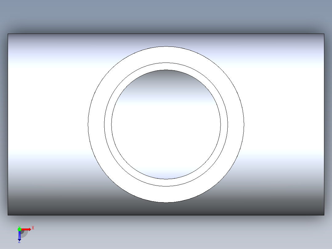 CPVC管件02-Sch80_ReducingTee_SxSxS_9801-292_2.5in x 2in俯视图