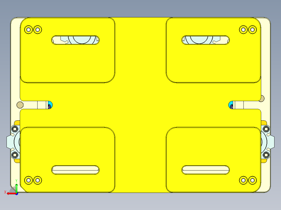 HAZEL-C-笔记本CNC工装夹具三维模型CNC6-0520后视图