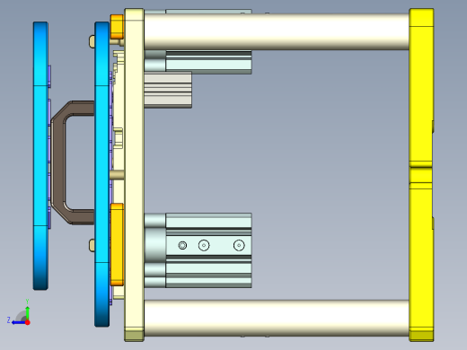 HAZEL-C-笔记本CNC工装夹具三维模型CNC6-0520右视缩略图