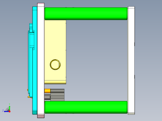 FONE-D-CNC6笔记本CNC工装夹具三维模型-1114右视缩略图