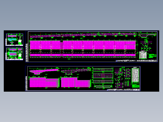 25+70+25悬索桥（吴淞江人行天桥）