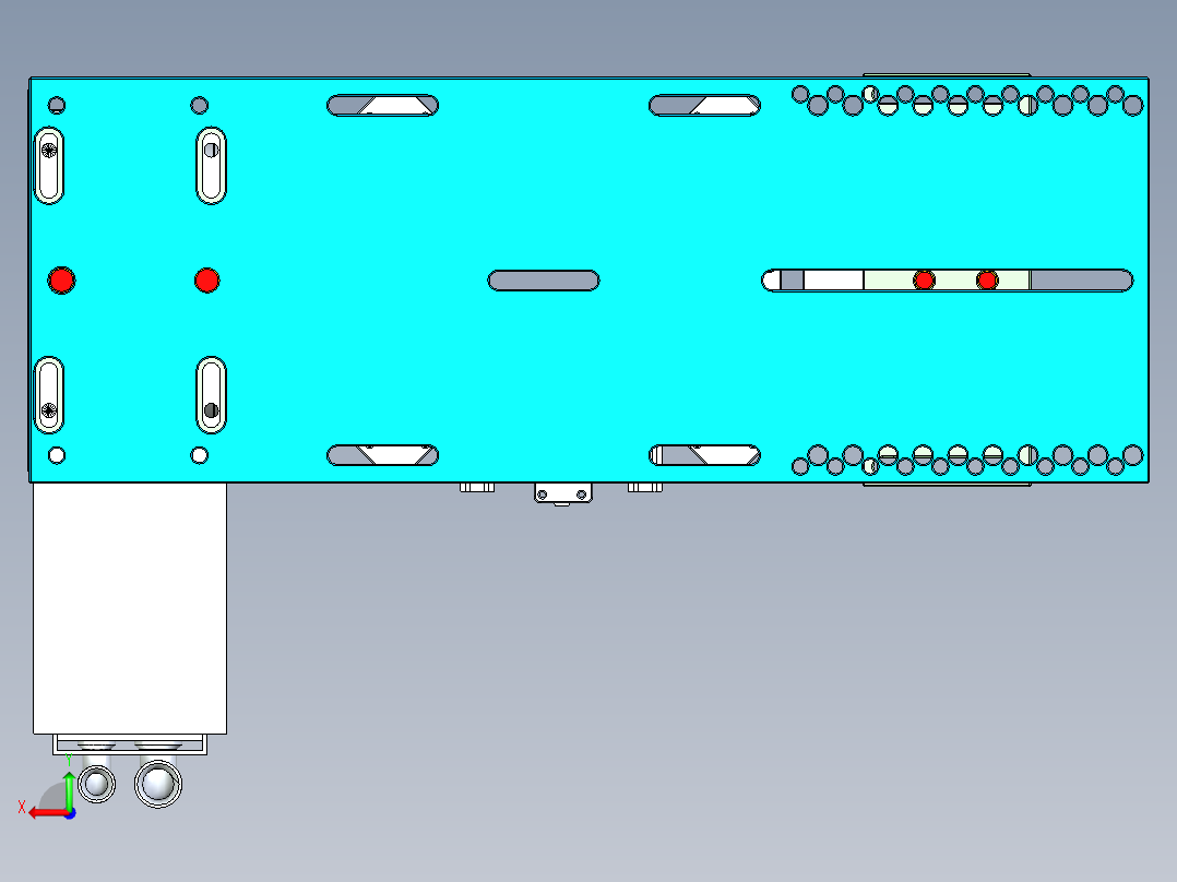 X1008-笔记本CNC工装夹具三维模型CNC2-0113后视图