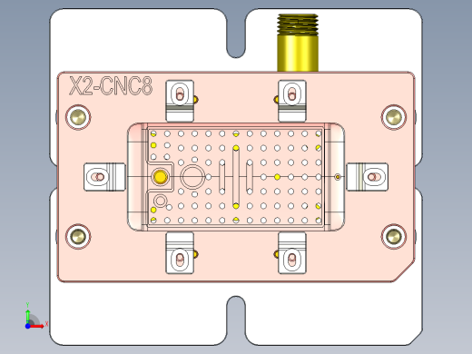 X2-CNC8笔记本CNC工装夹具三维模型-1104前视缩略图